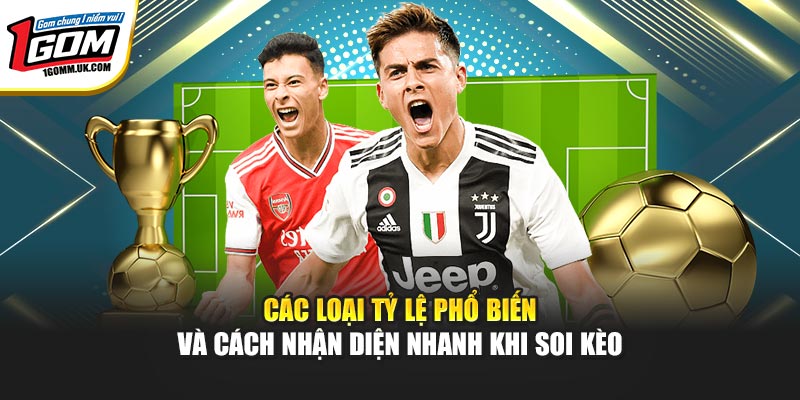 Các loại tỷ lệ phổ biến và cách nhận diện nhanh khi soi kèo