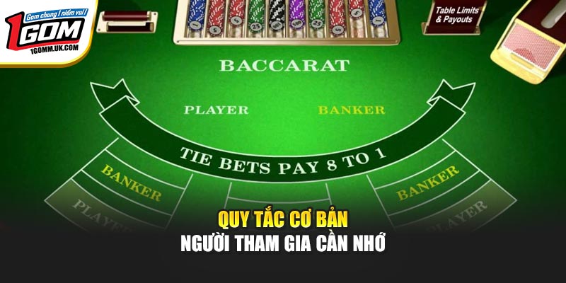 Quy tắc cơ bản người tham gia cần nhớ